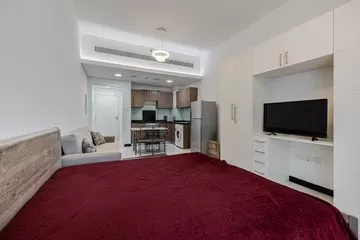 Furnished | Next To Circle Mall | Ready To Move In | Studio For Rent In Crystal Residence JVC Dubai